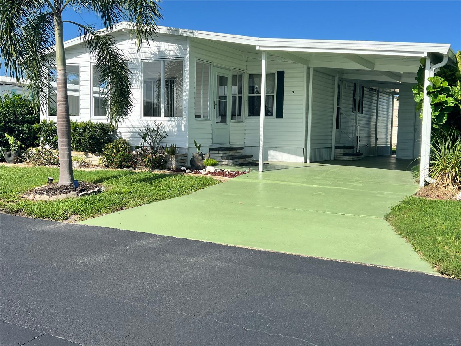 Newly Painted Driveway