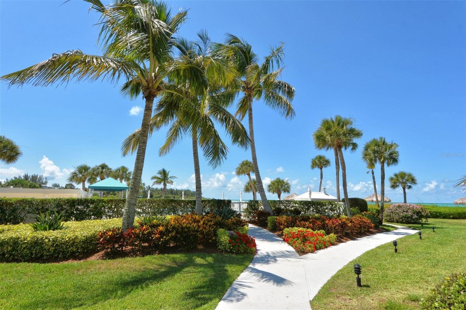 Grounds walkway to pool area