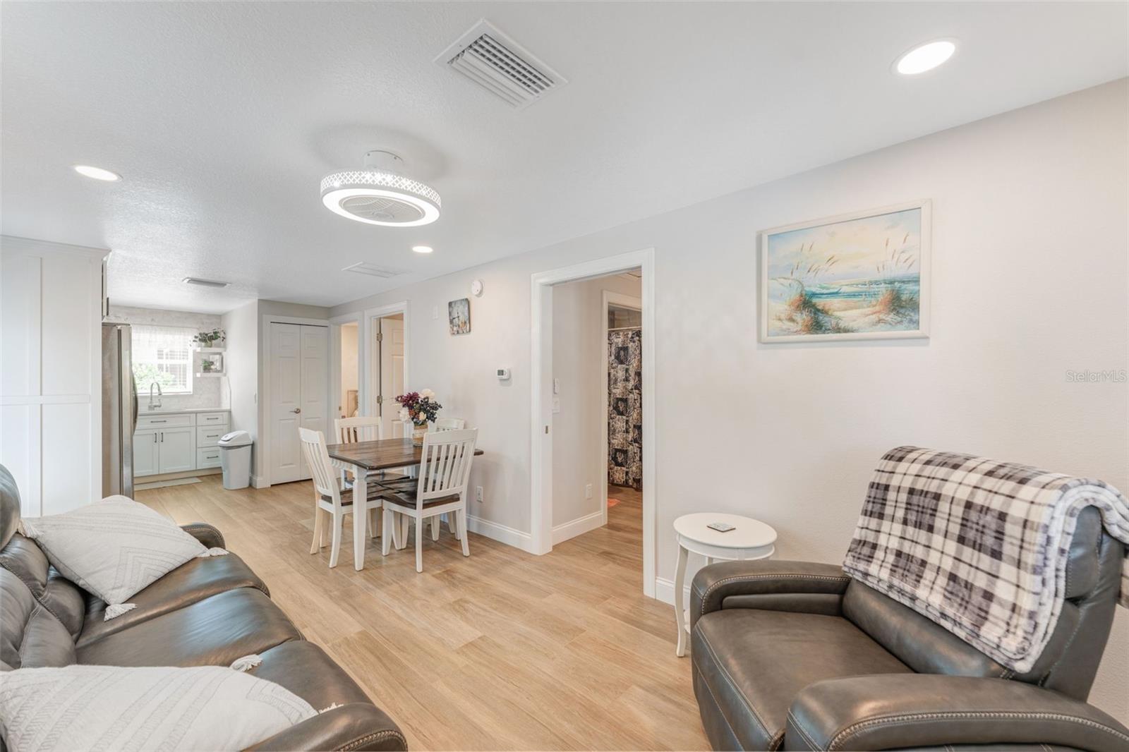 1207 Hines living, dining, kitchen view