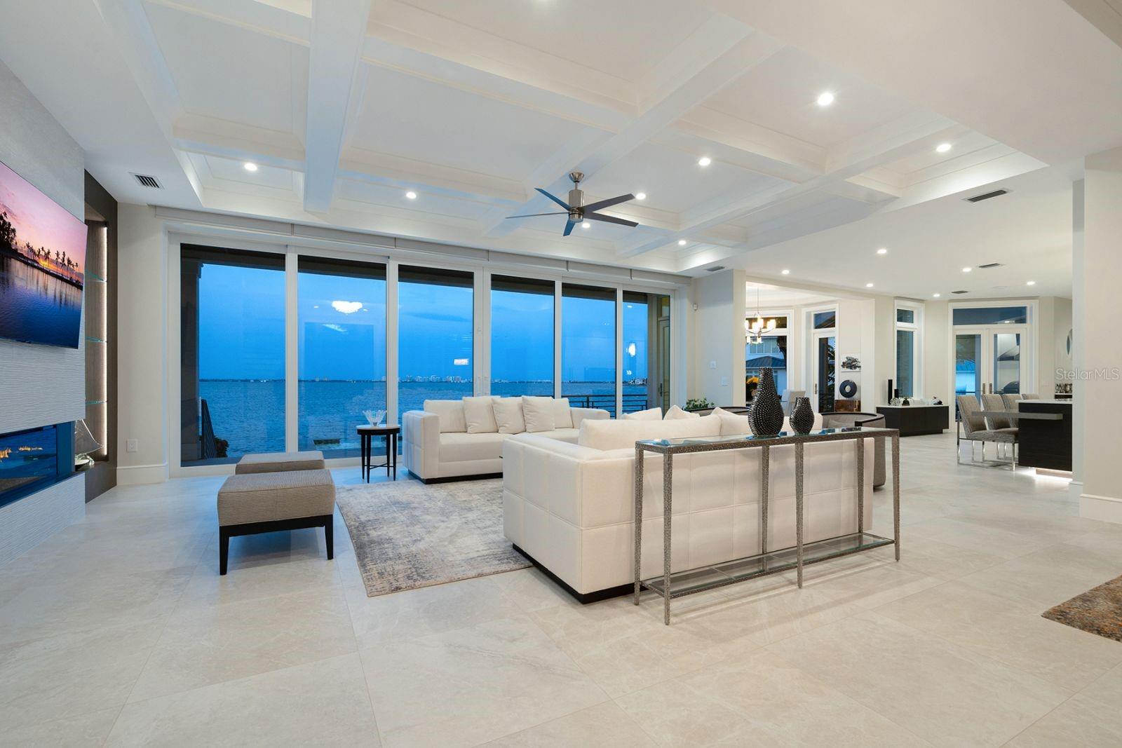 Evening Photo of Living Area
