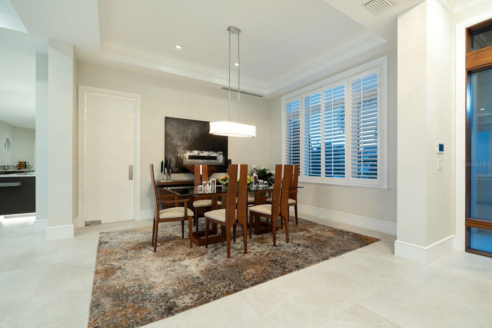 Evening Photo of Dining Area