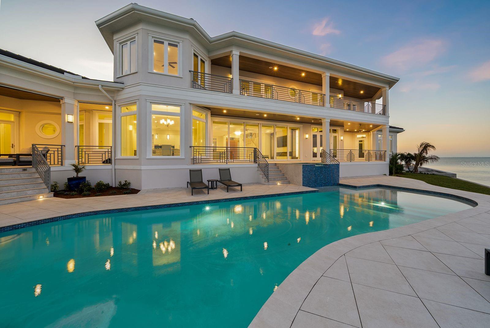 Evening Photo of Pool
