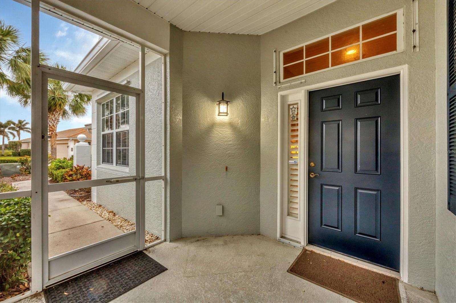 Entry Screened Patio