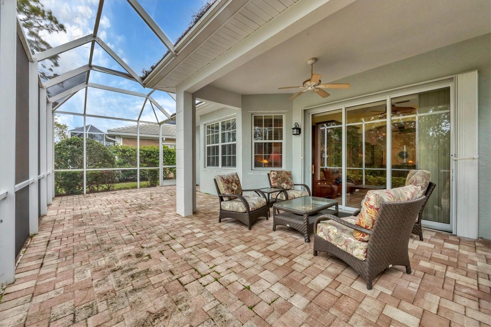 Oversized Rear Lanai overlooks the preserve