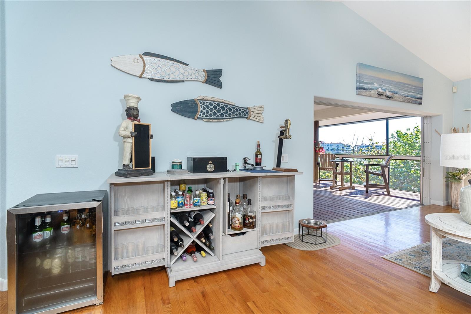 Living Area Bar.