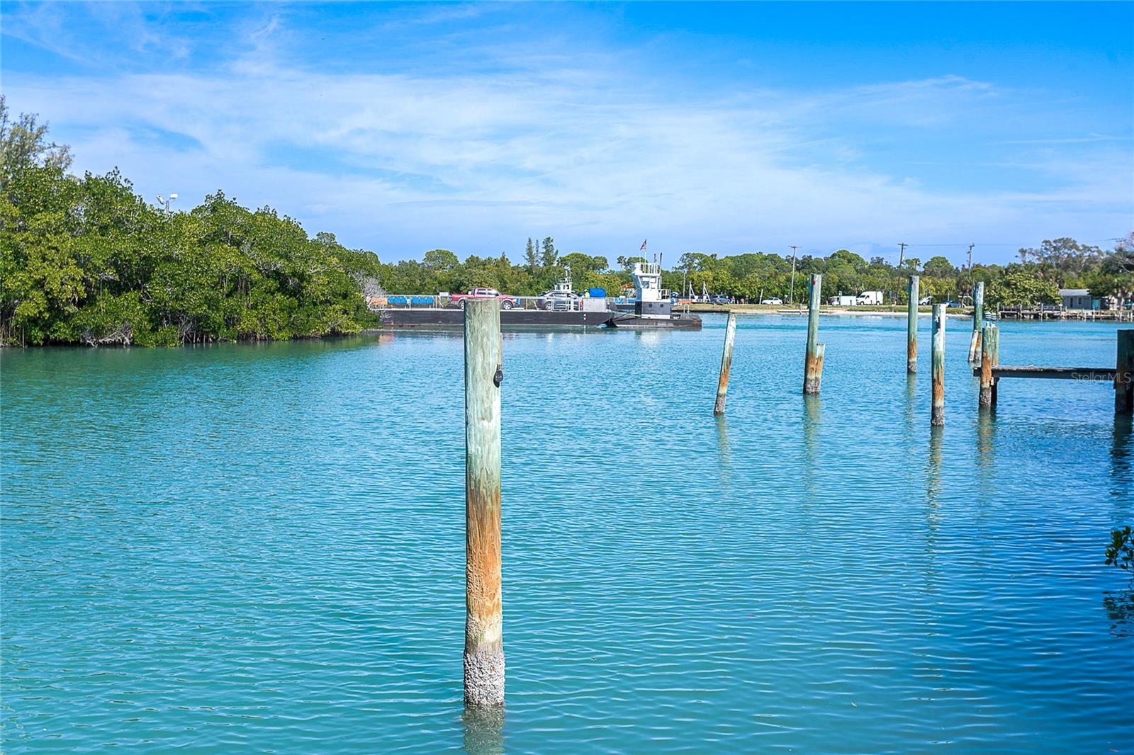 View of ICW from Deeded Dock.