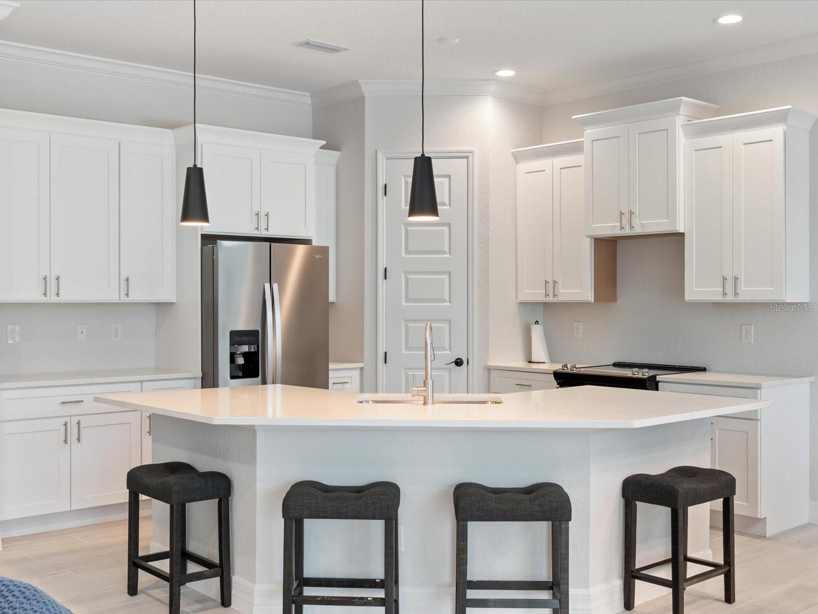 Kitchen with plenty of cabinetry plus a PANTRY
