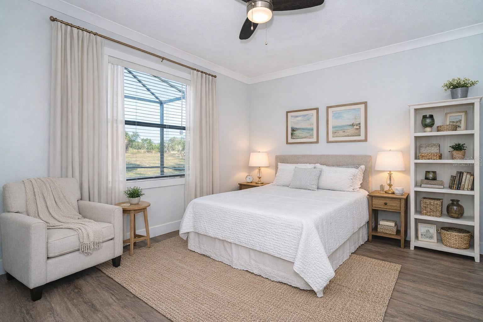 Virtually Staged Guest Bedroom 1