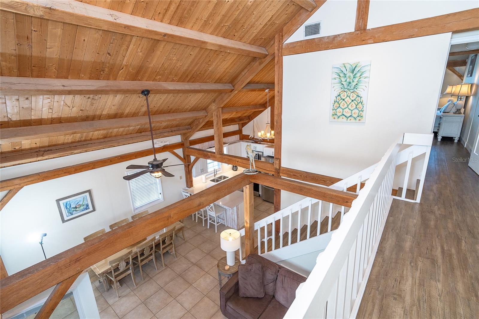 Second Floor Overlooking Living Area.