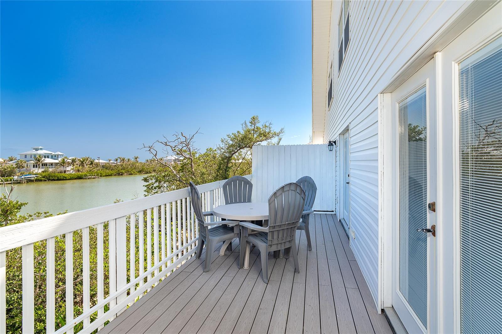 Deck off Guest Bedrooms and Bocilla Lagoon.