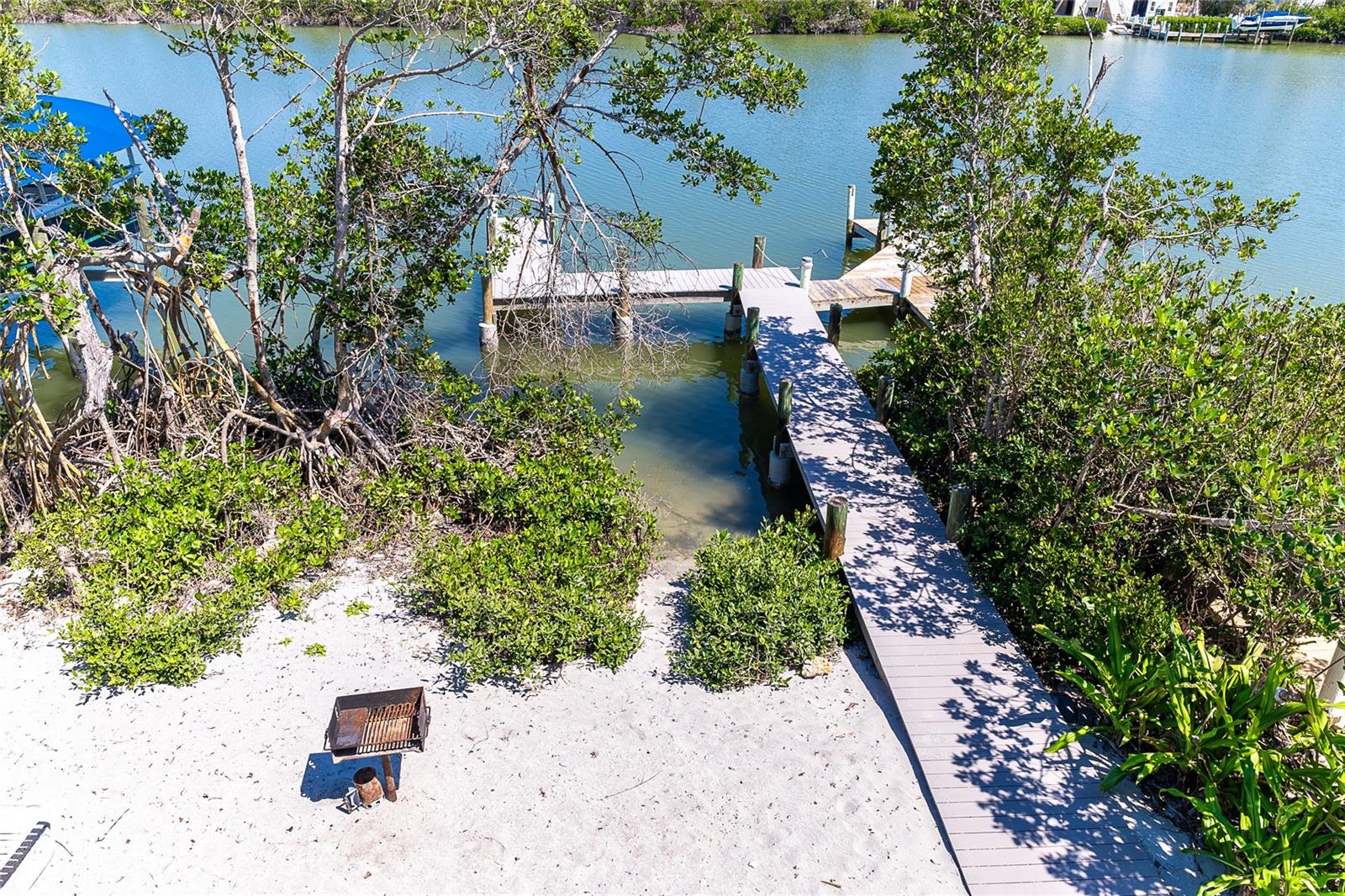 Walkway to Dock and Dock.