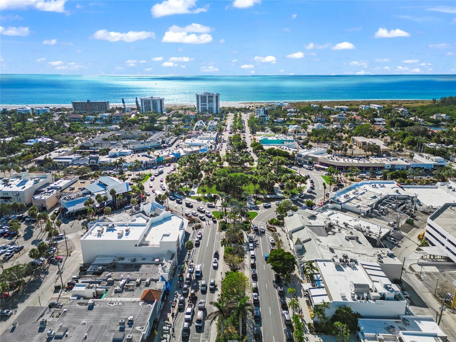 Aerial St Armands Circle