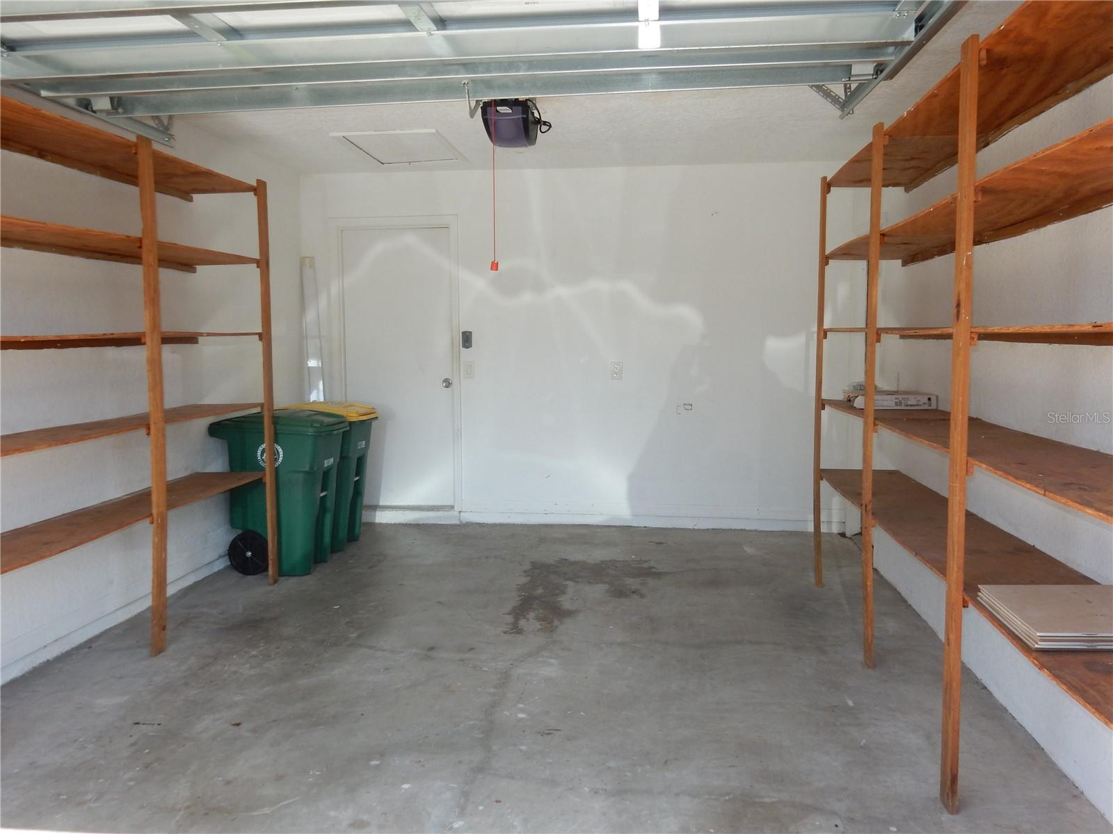 Shelving in Garage