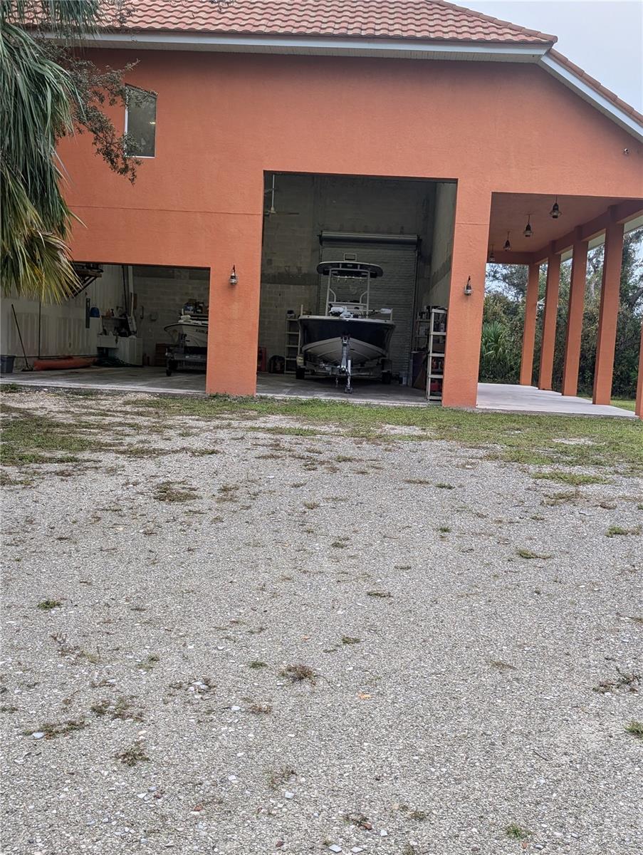 Large garage