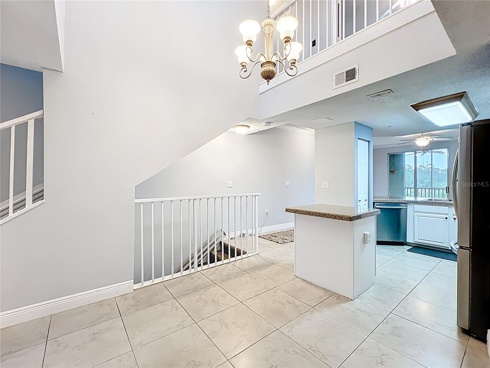 Central dining, kitchen location is perfect for entertaining.
