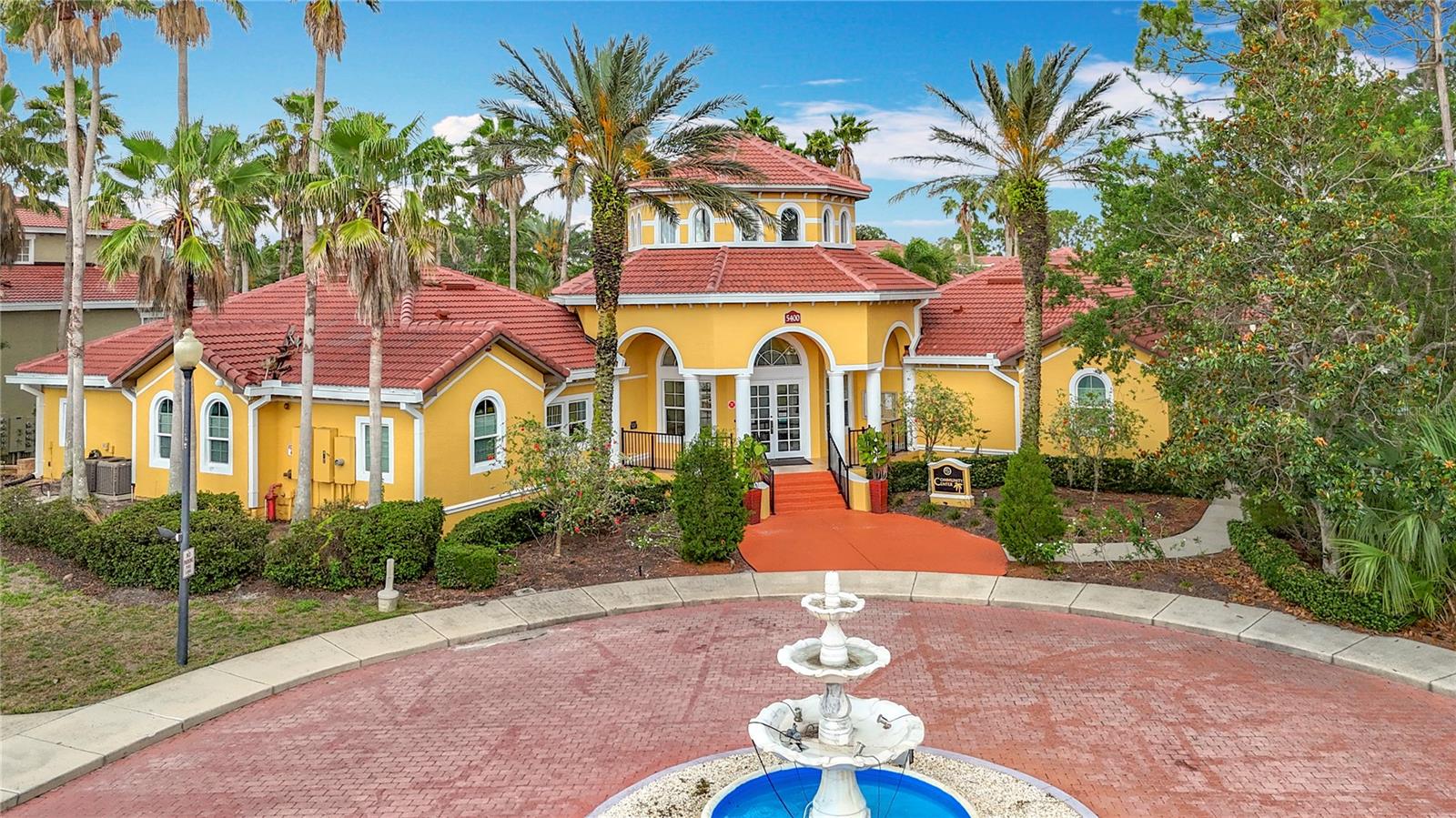 The entire community has Mediterranean inspired flair