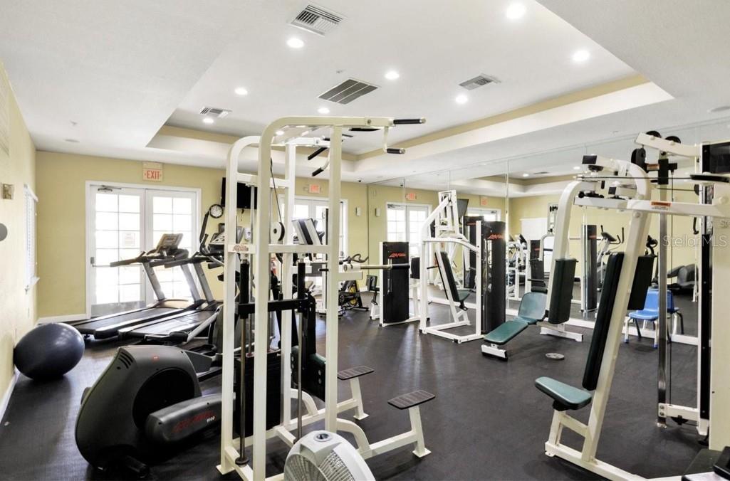 Fitness center inside Clubhouse