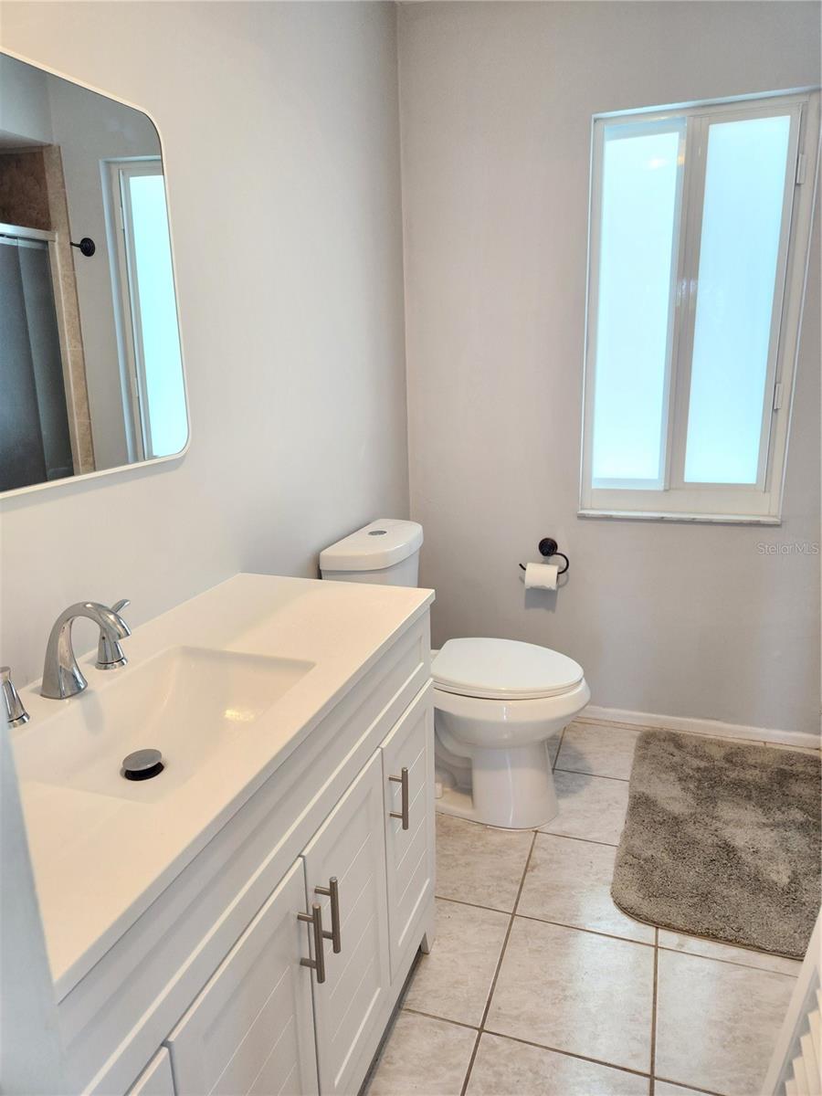 Primary Bath with new vanity