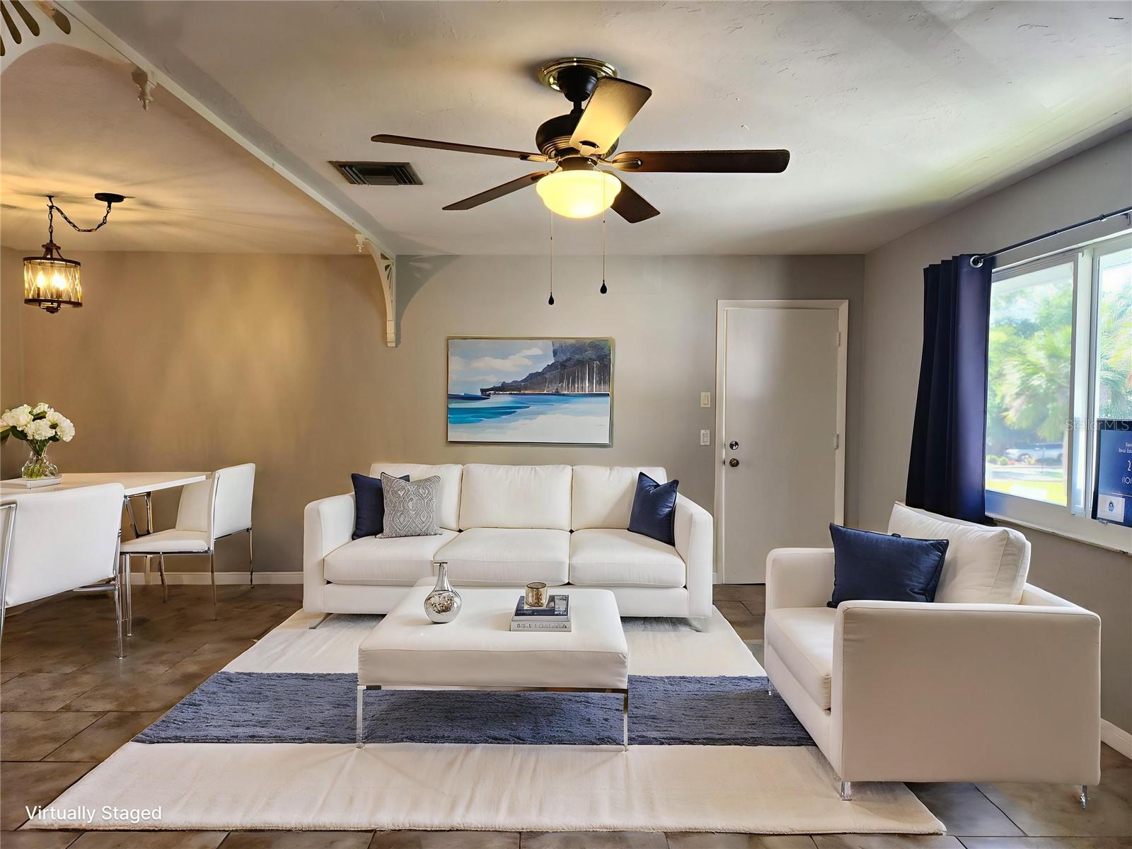 Living Room-Open floor plan