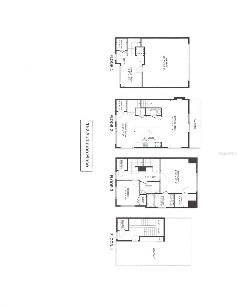 Floor plan of 152 Audubon Pl - also see attachments to MLS listing