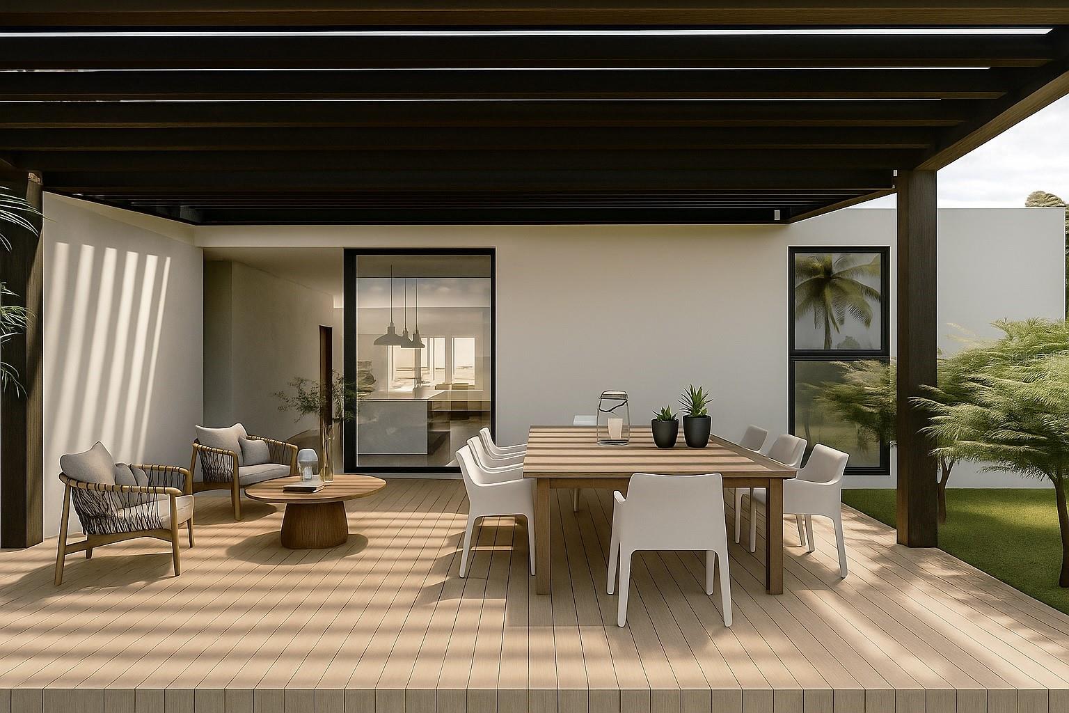 Rendering Pergola