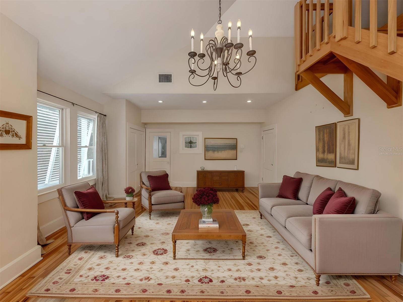Virtually Staged - Great room