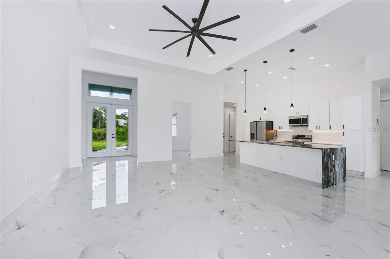 Living Room and Kitchen