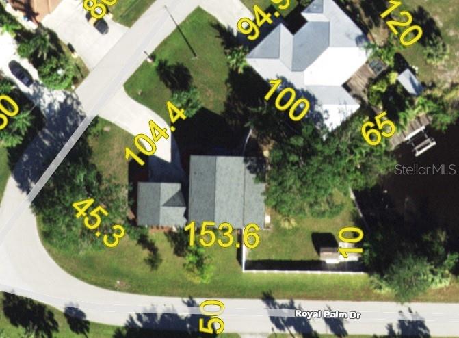 Aerial showing county GIS