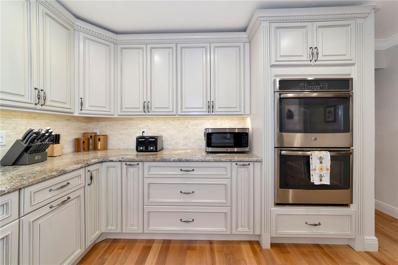 Kitchen with custom cabinets