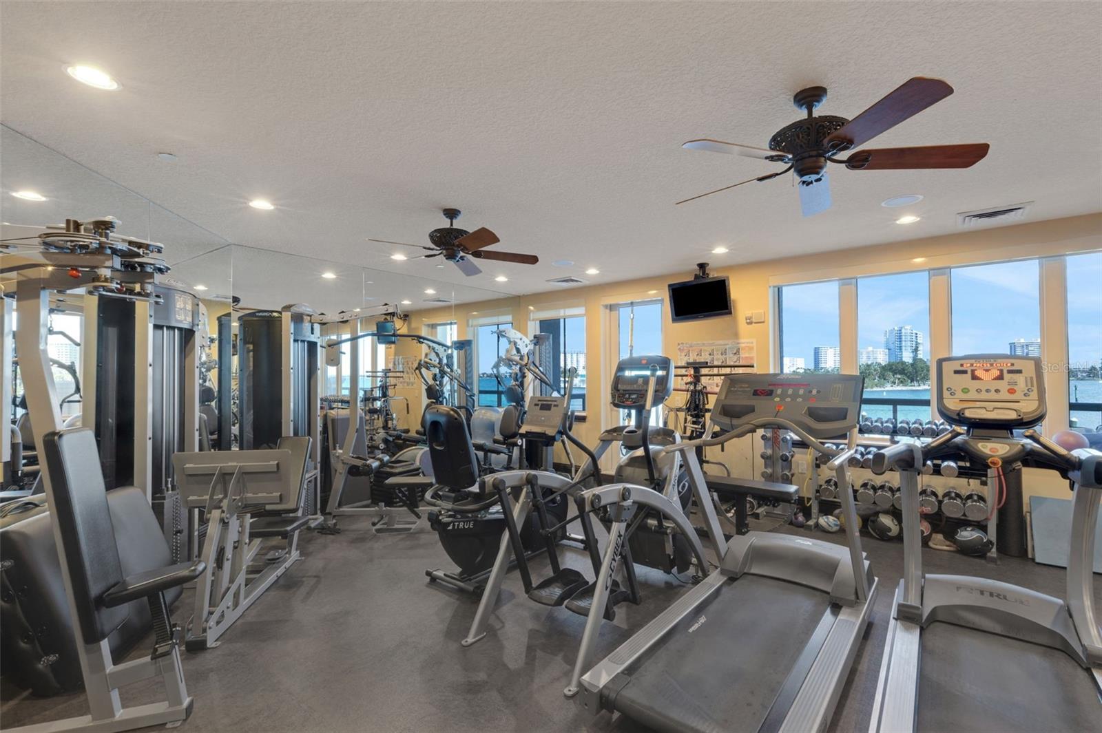 redesigned fitness center