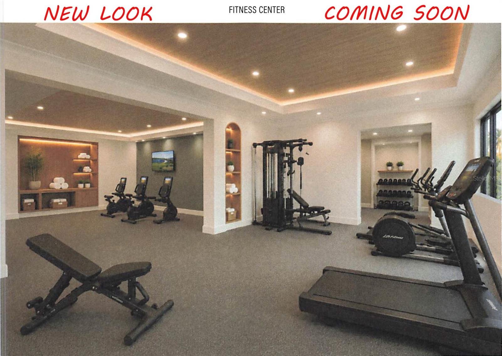 redesigned fitness center