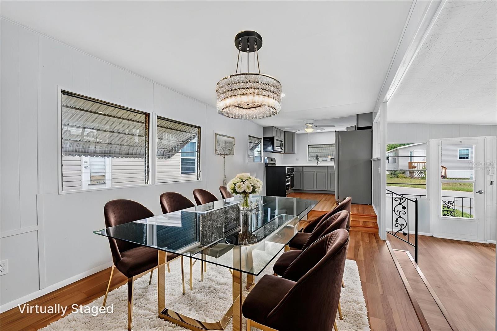 Virtually Staged Dining Room