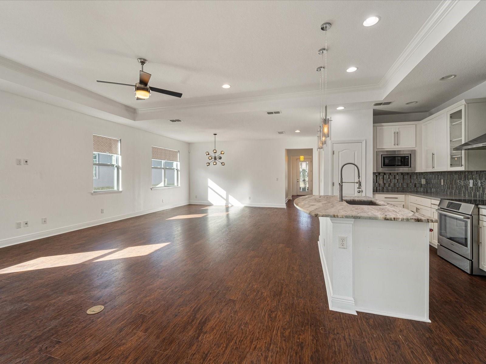 Living & Dining rooms