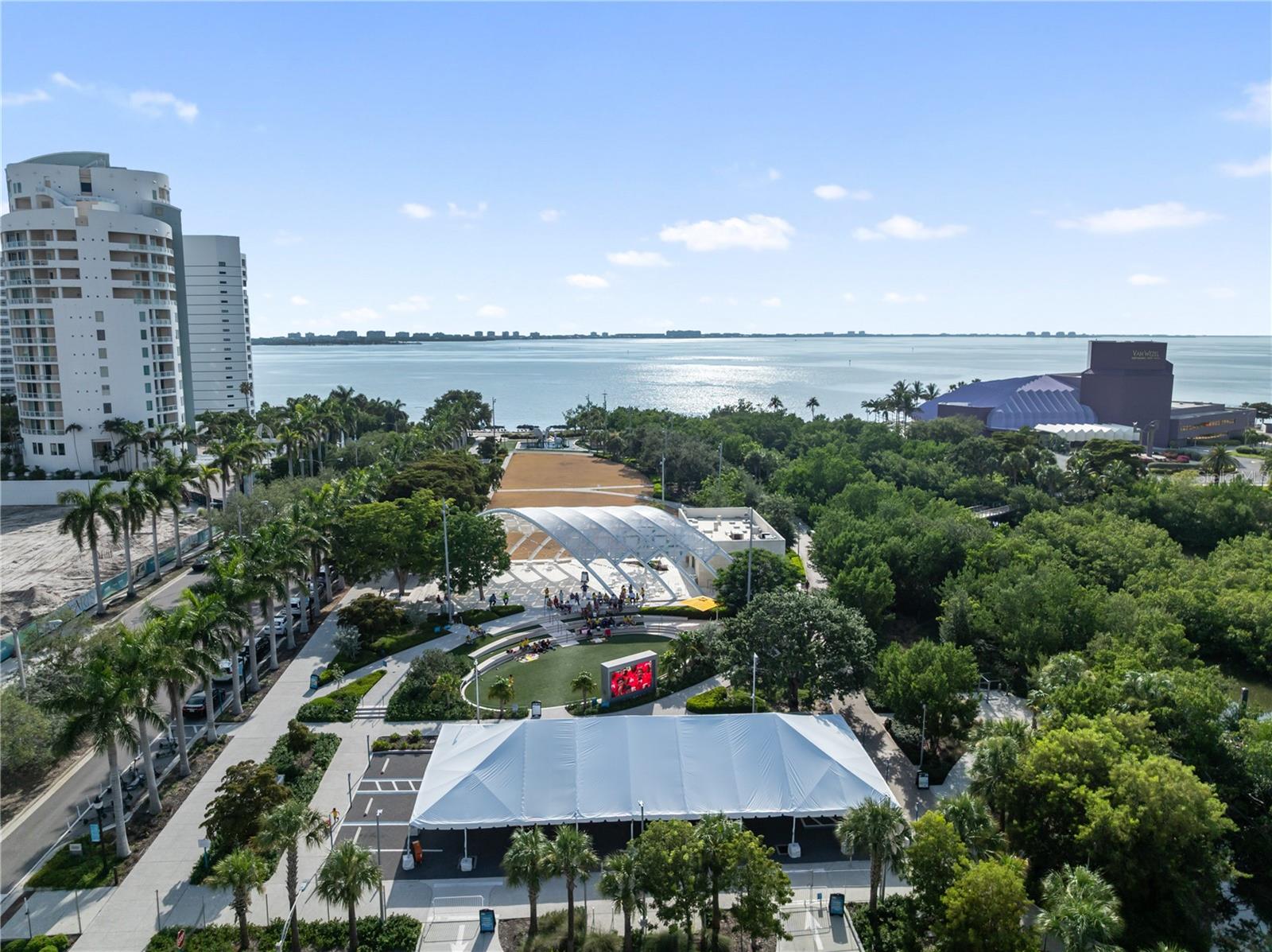 Bay Park is right across the street