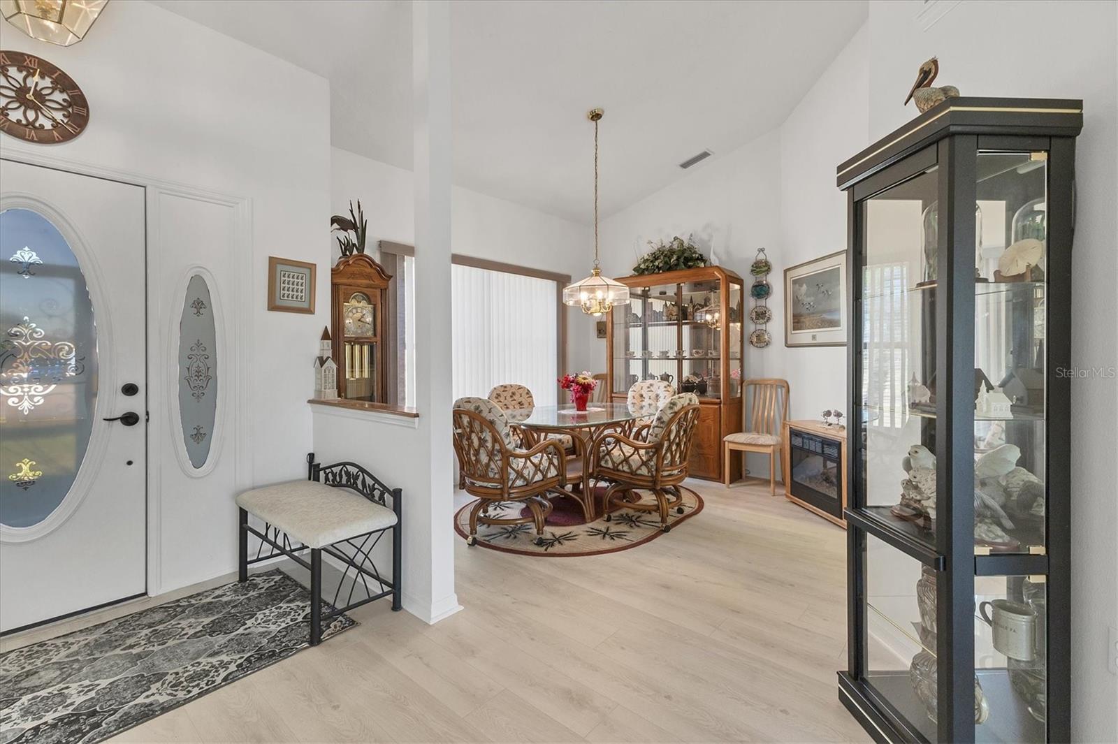 Foyer, dining room