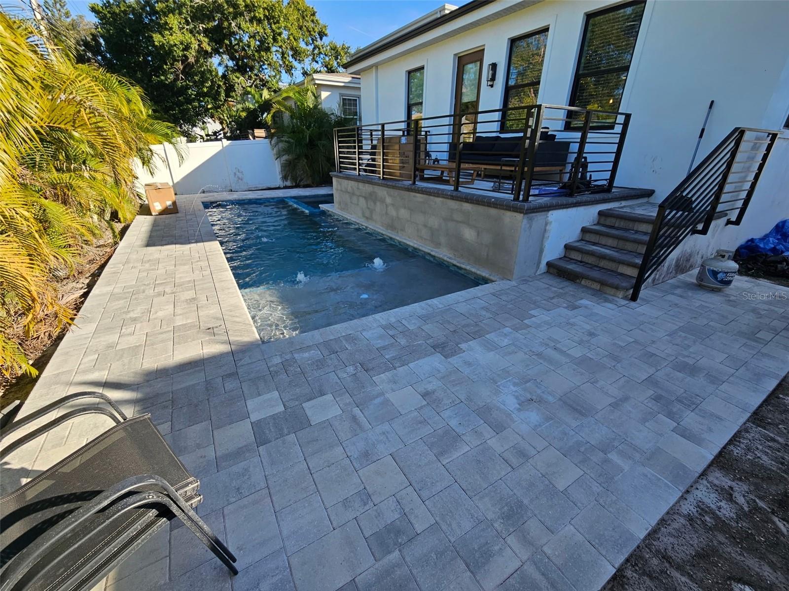 Pool renderings done next door on sane property that can be done to this home