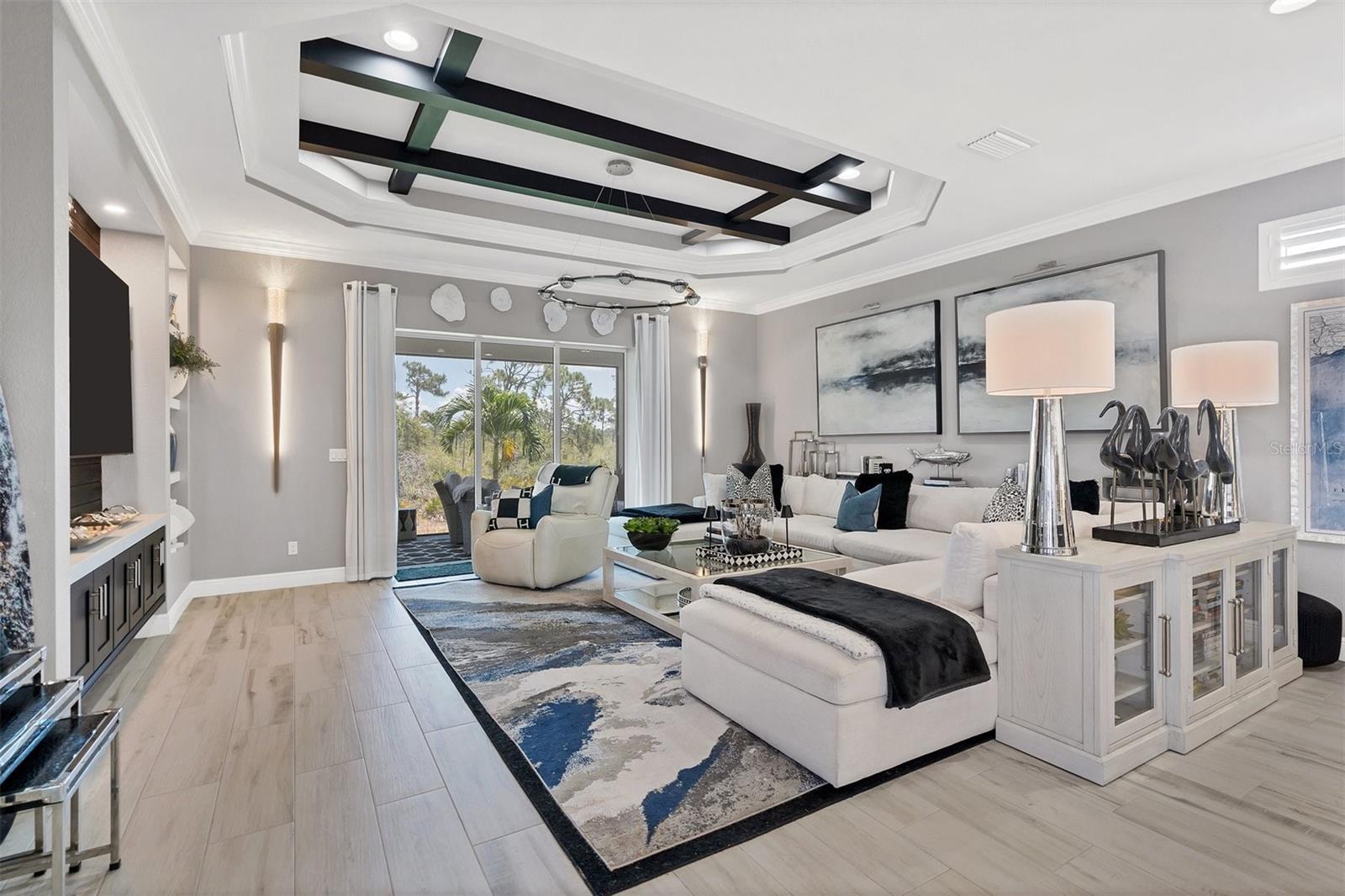Interior Living Room Staged
