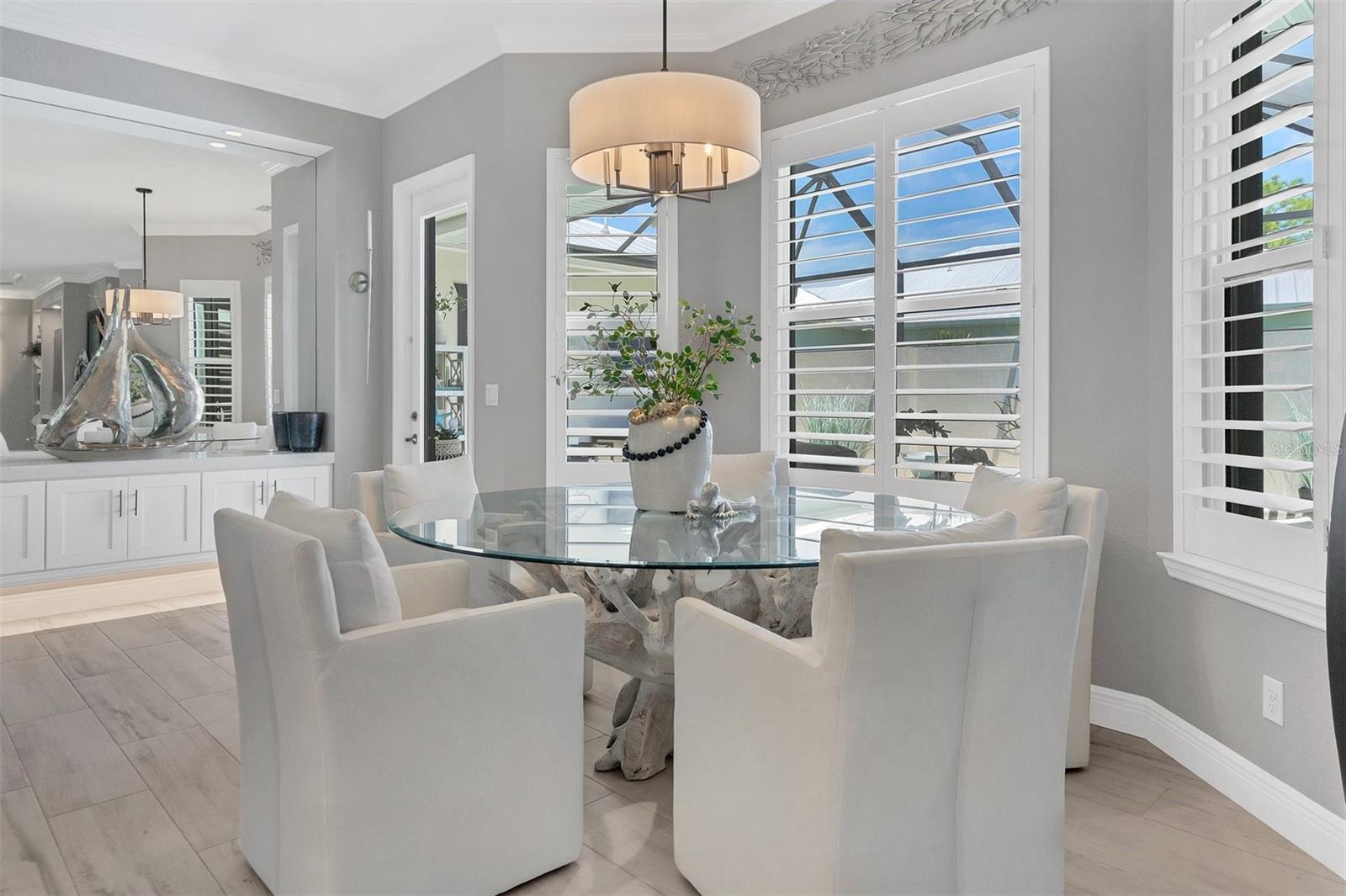 Dining Area Staged