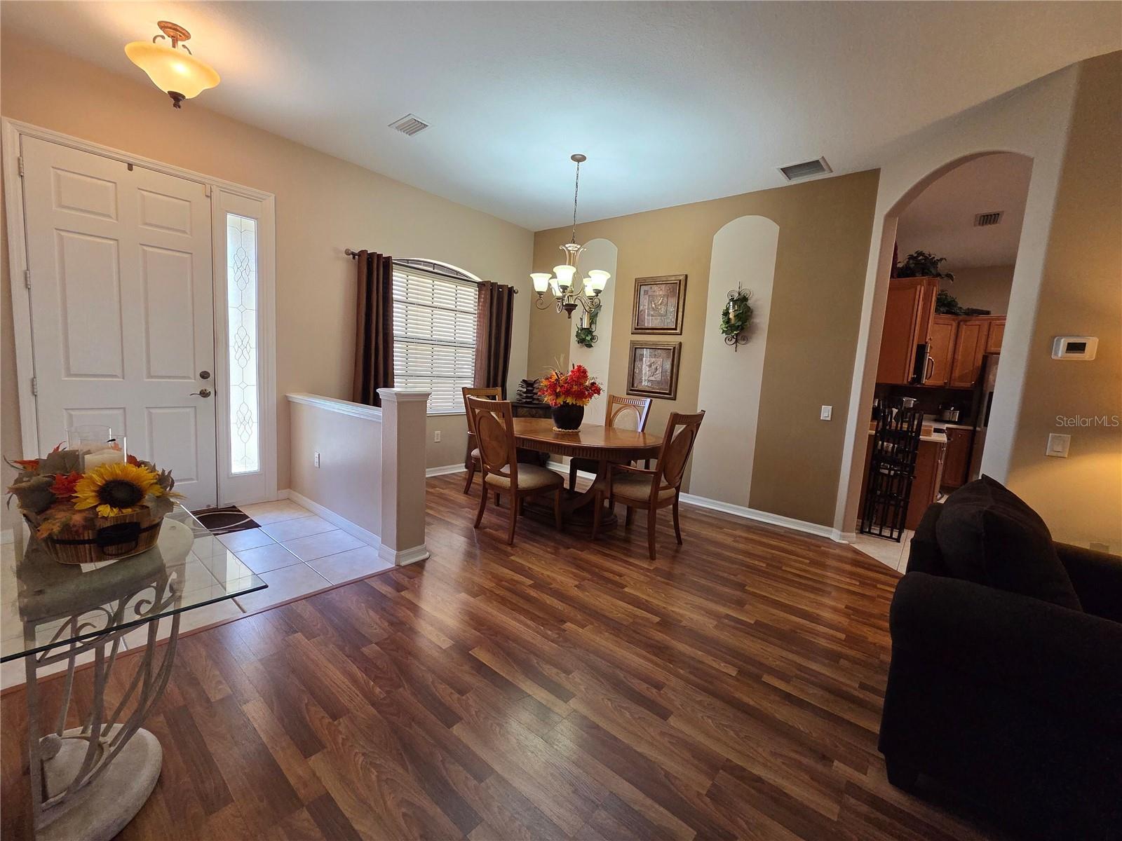 Interior entryway & Dining Area