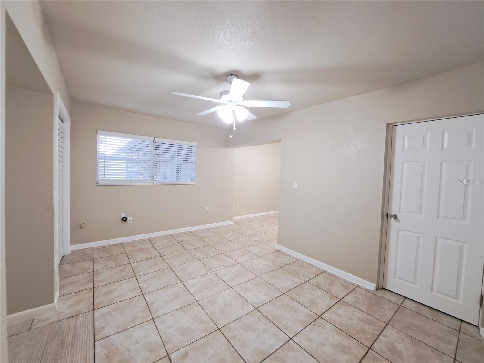 Primary Bedroom offers many options with Closets, seating, and unique layout.