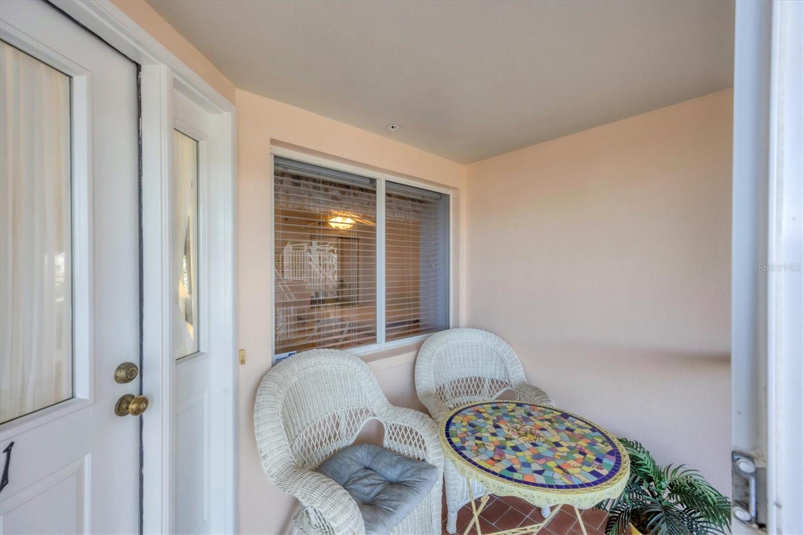 Screened front porch