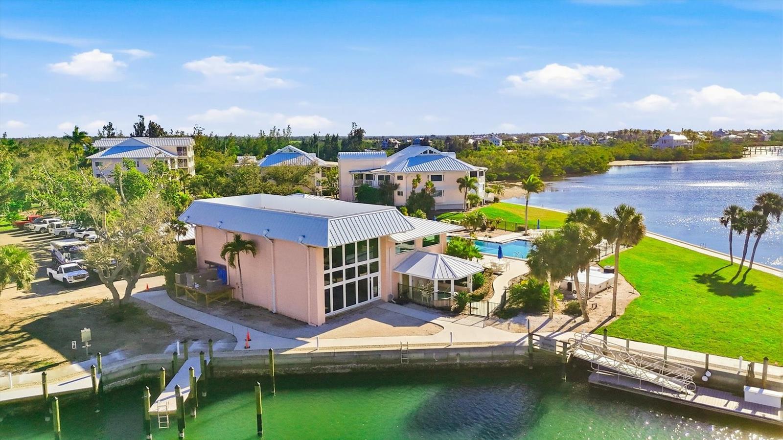 Main Clubhouse is situated along the Intracoastal & Marina