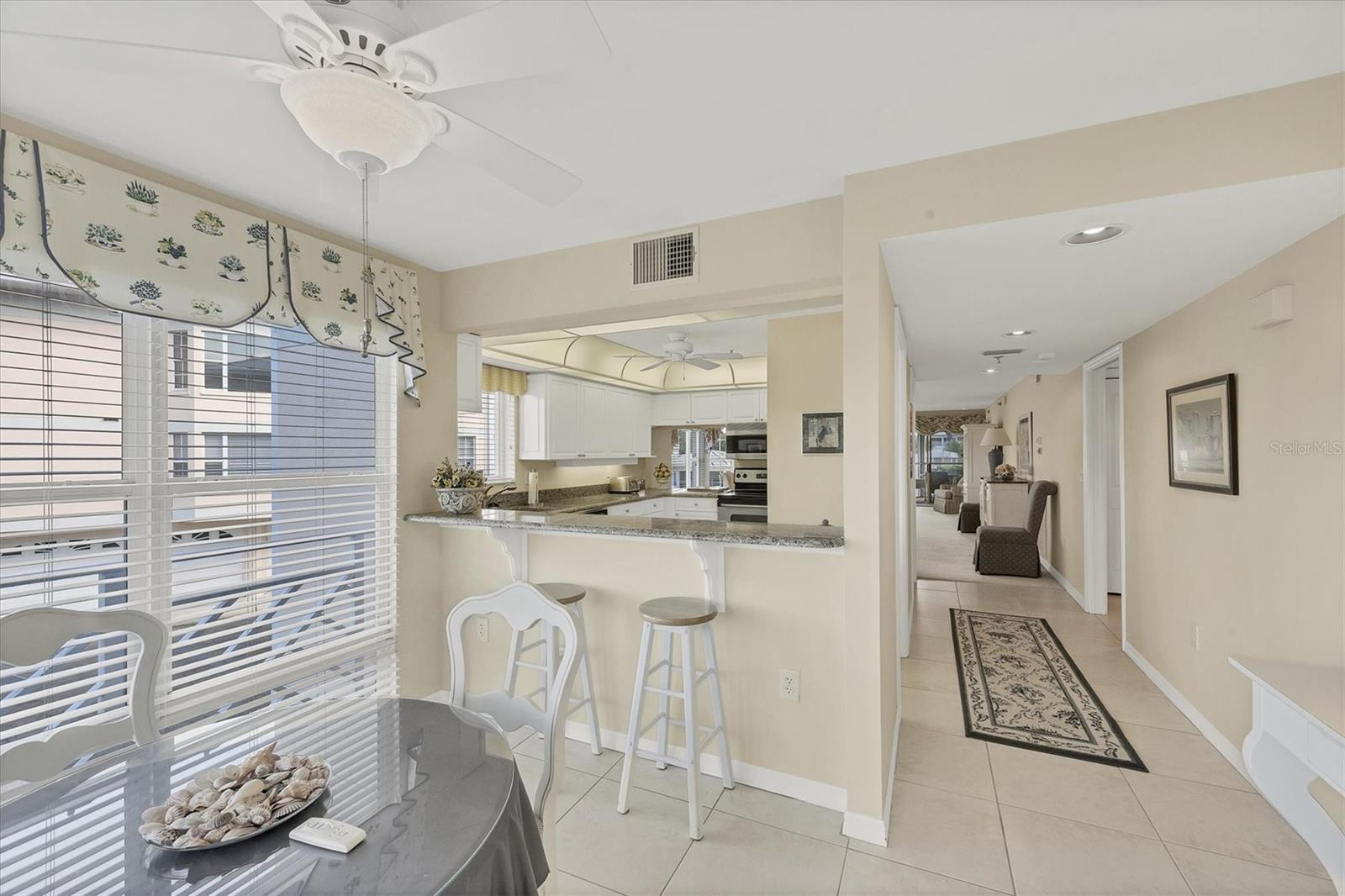 Sunroom-Kitchen-Hallway to Living & Dining Room