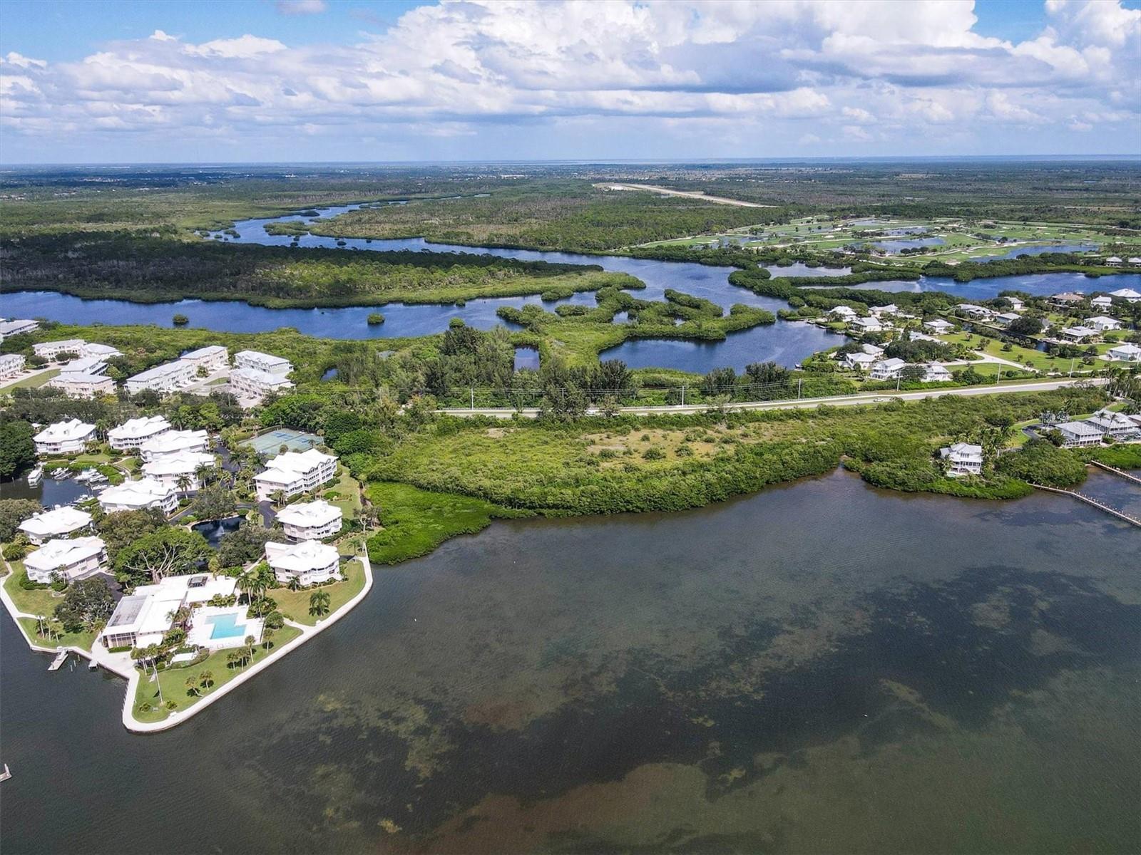 Views of Coral Creek to the East