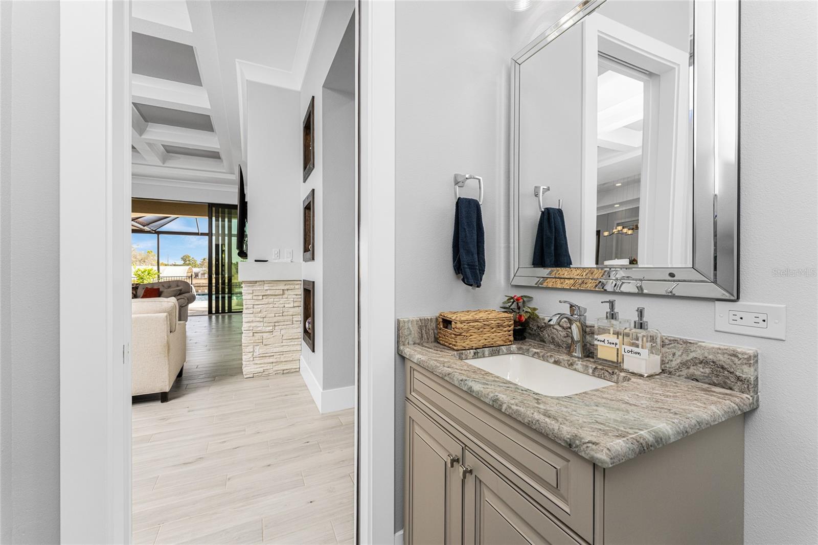 half bath off Great Room