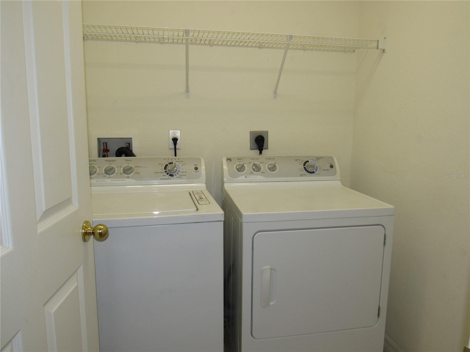 Interior laundry room
