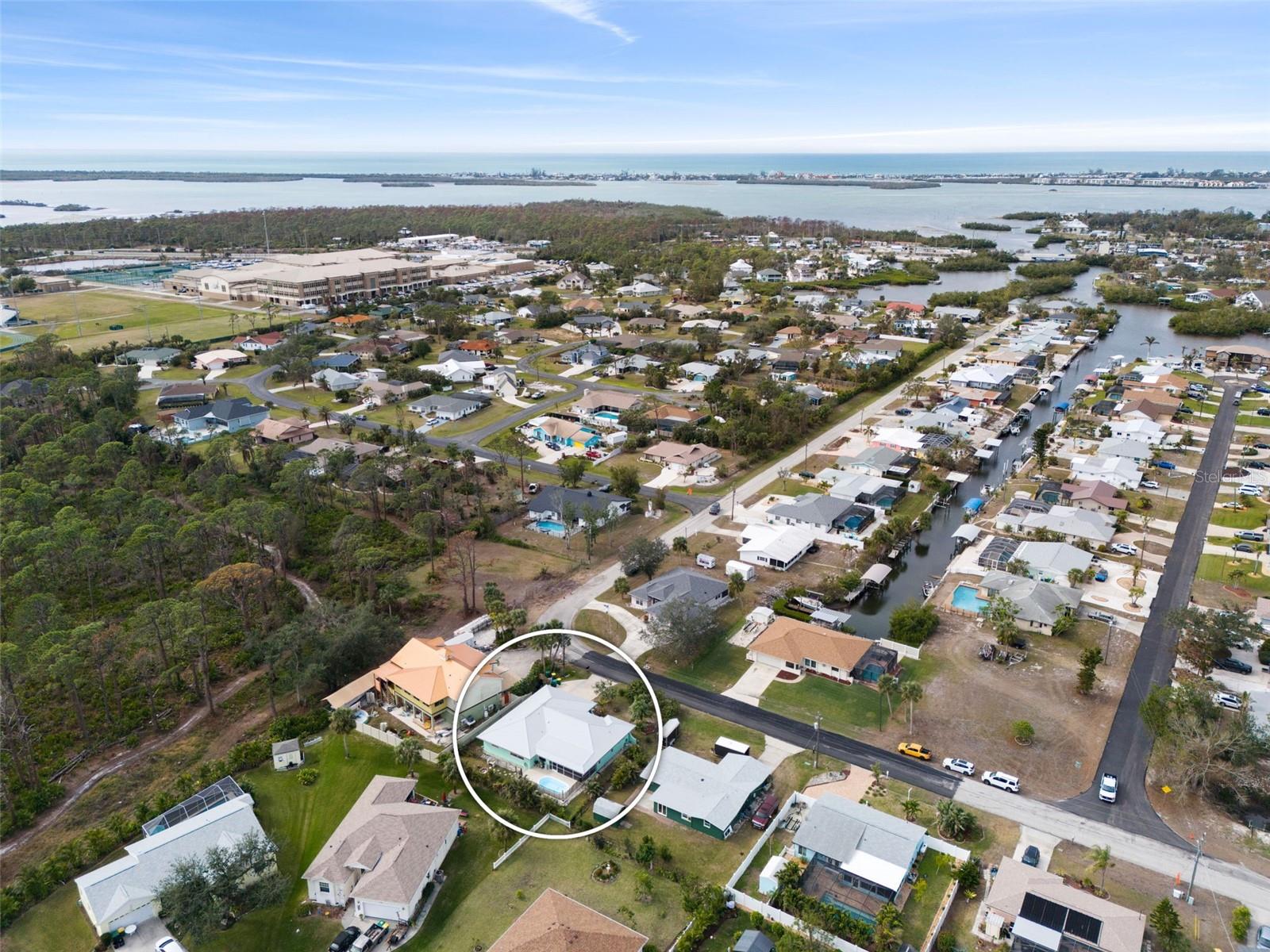 Ariel View of Neighborhood