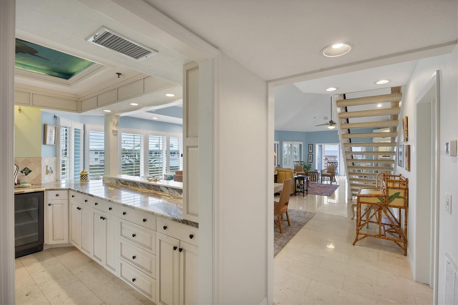 Open concept Kitchen-Living-Dining Room all flow together