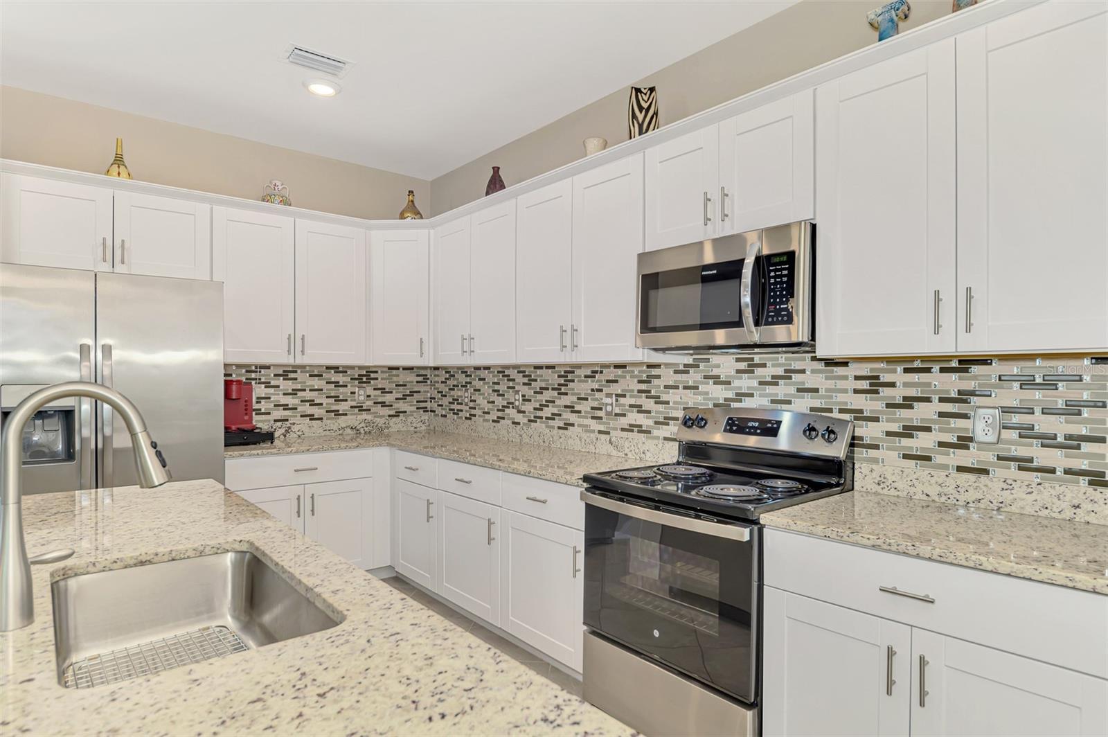 Look at all that counter space for entertaining and cooking