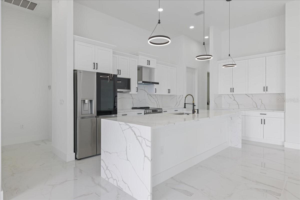 KITCHEN- PHOTO OF A COMPLETED MODEL